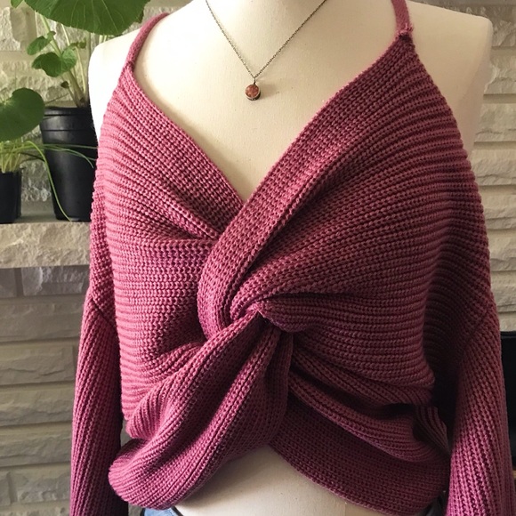 Dolls Kill Knitted Crop - Picture 1 of 2